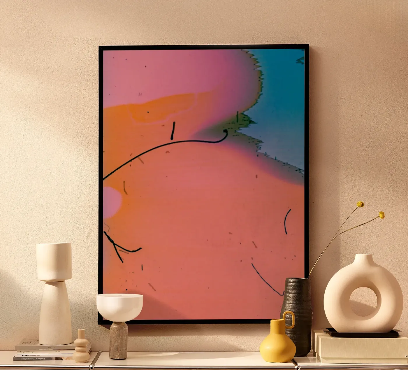 gradient vibrant poster da prindy