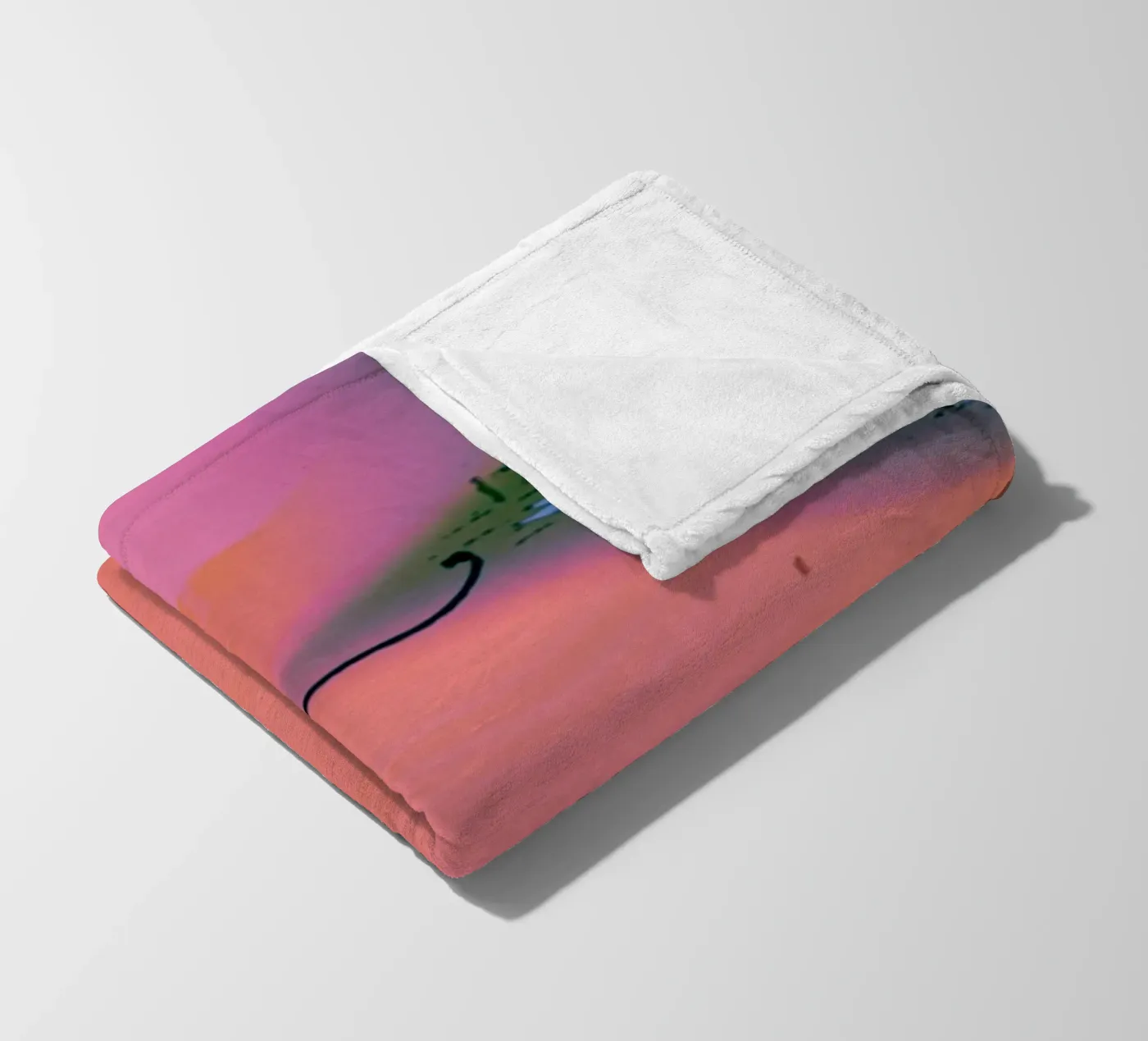 gradient vibrant fleecedeken van prindy