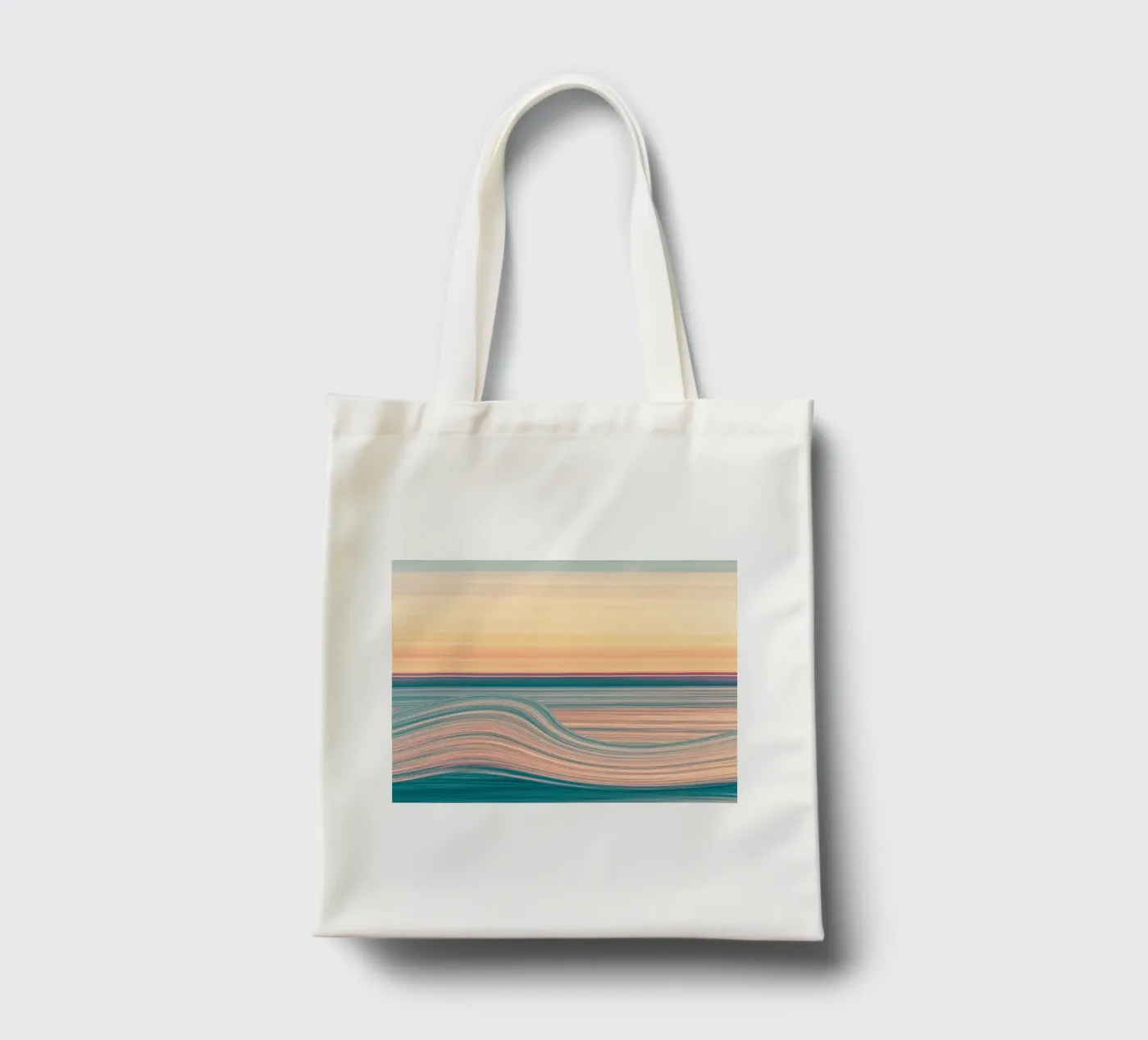 reflection waves tote bag by Histrol