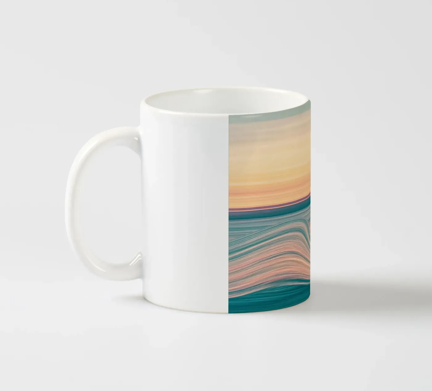 reflection waves Keramik Tasse von Histrol