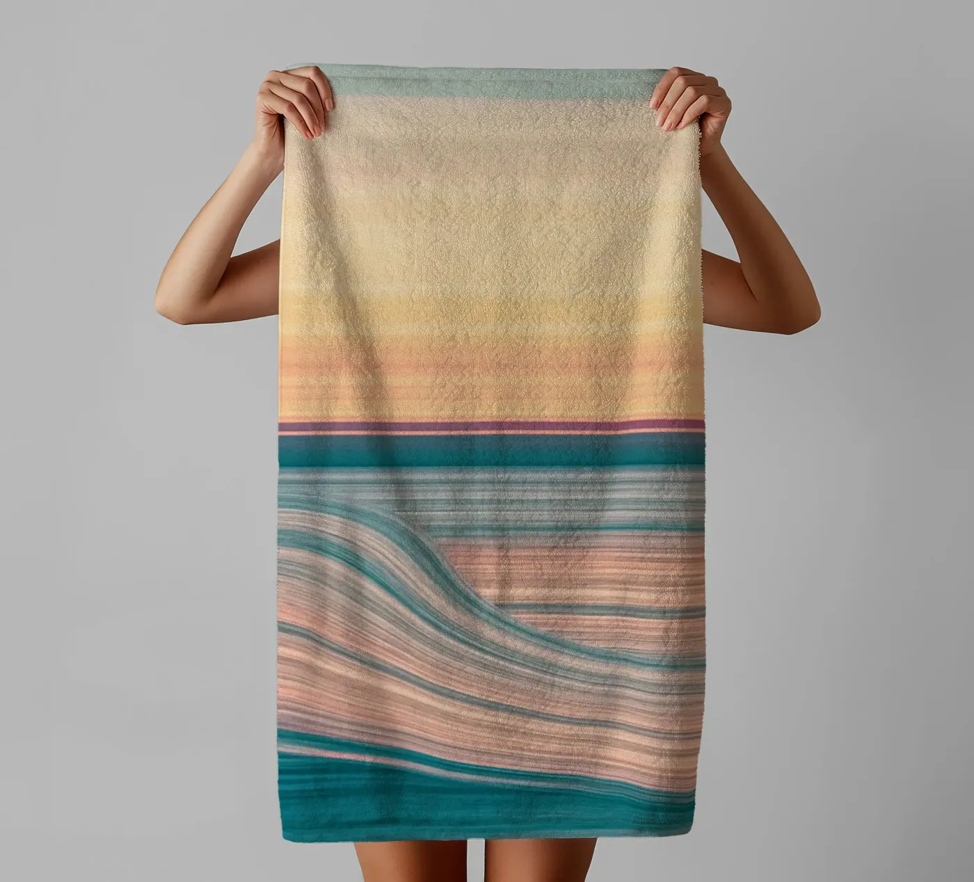 reflection waves badhanddoek van Histrol