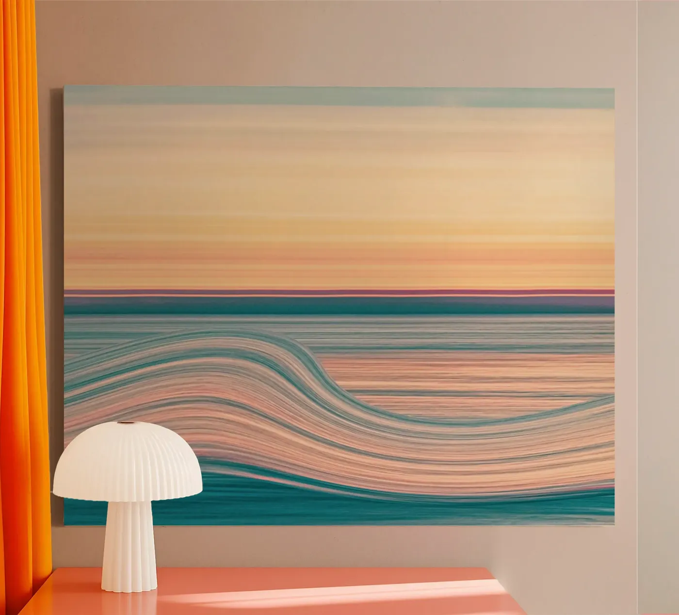 reflection waves canvas by Histrol
