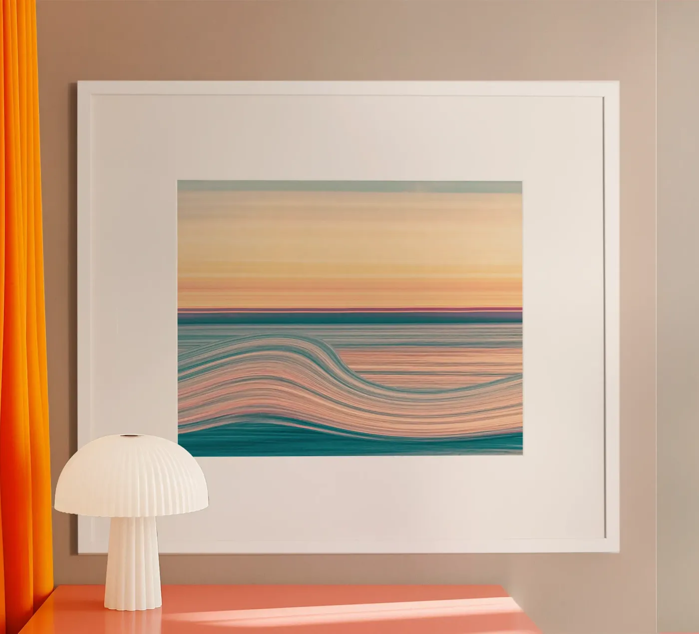 reflection waves poster van Histrol