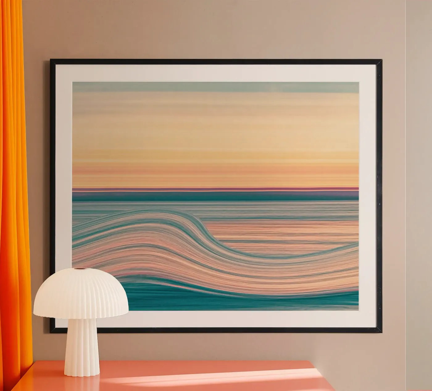 reflection waves poster van Histrol