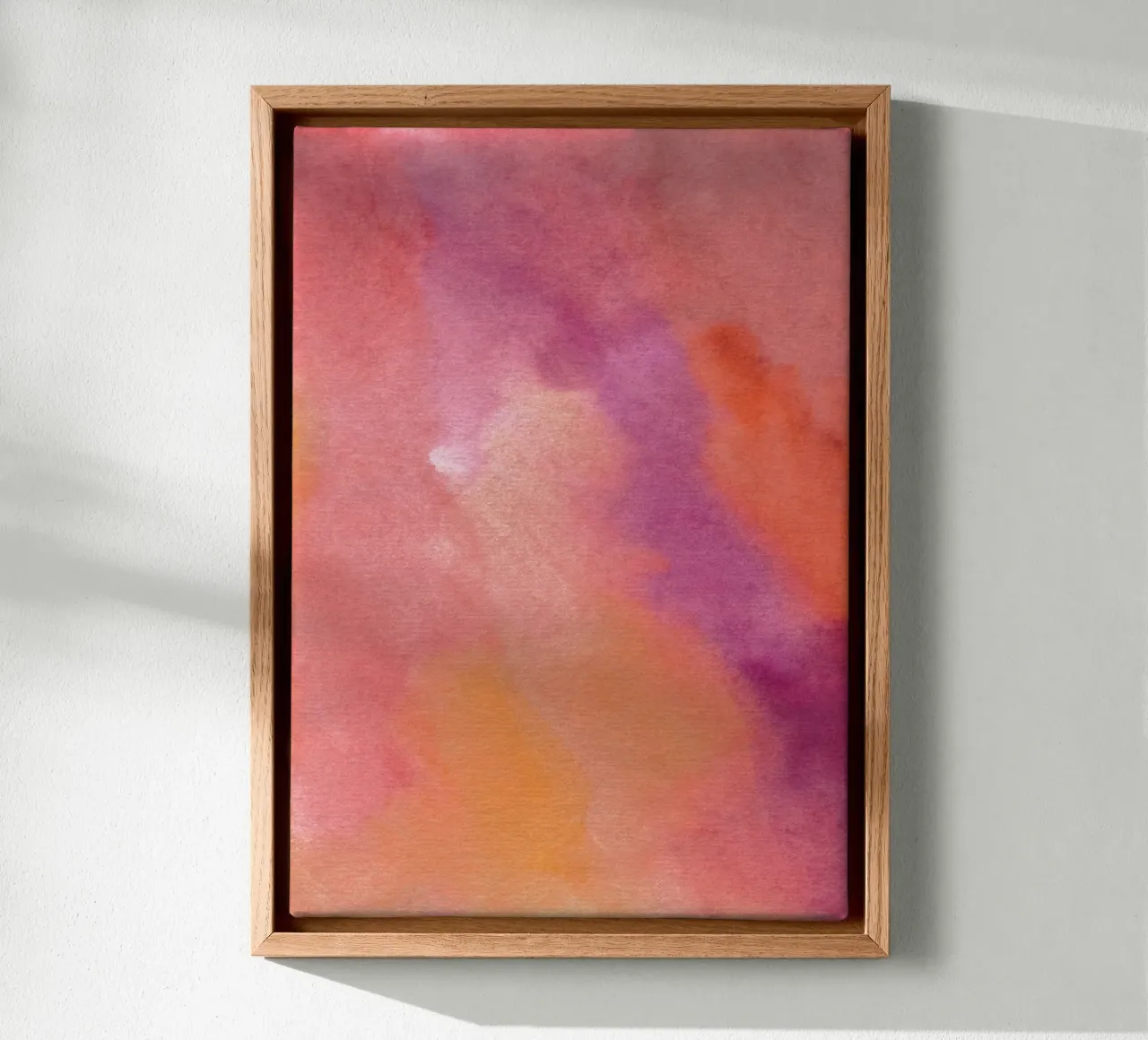 gradient watercolor tela con Cornice a cassetta da Histrol