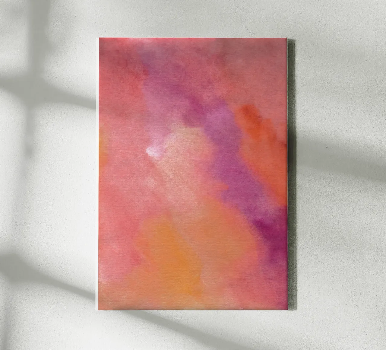gradient watercolor tela con Cornice a cassetta da Histrol