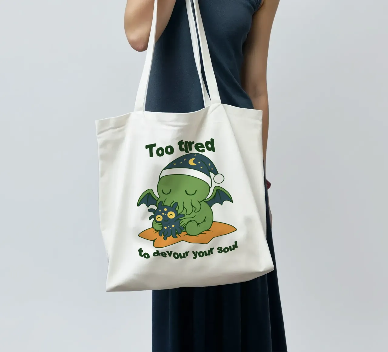 Troppo stanco per divorare la tua anima borsa in juta da Loobs