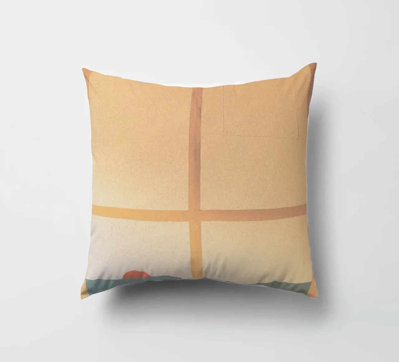 sunset horizon square cuscino da Histrol