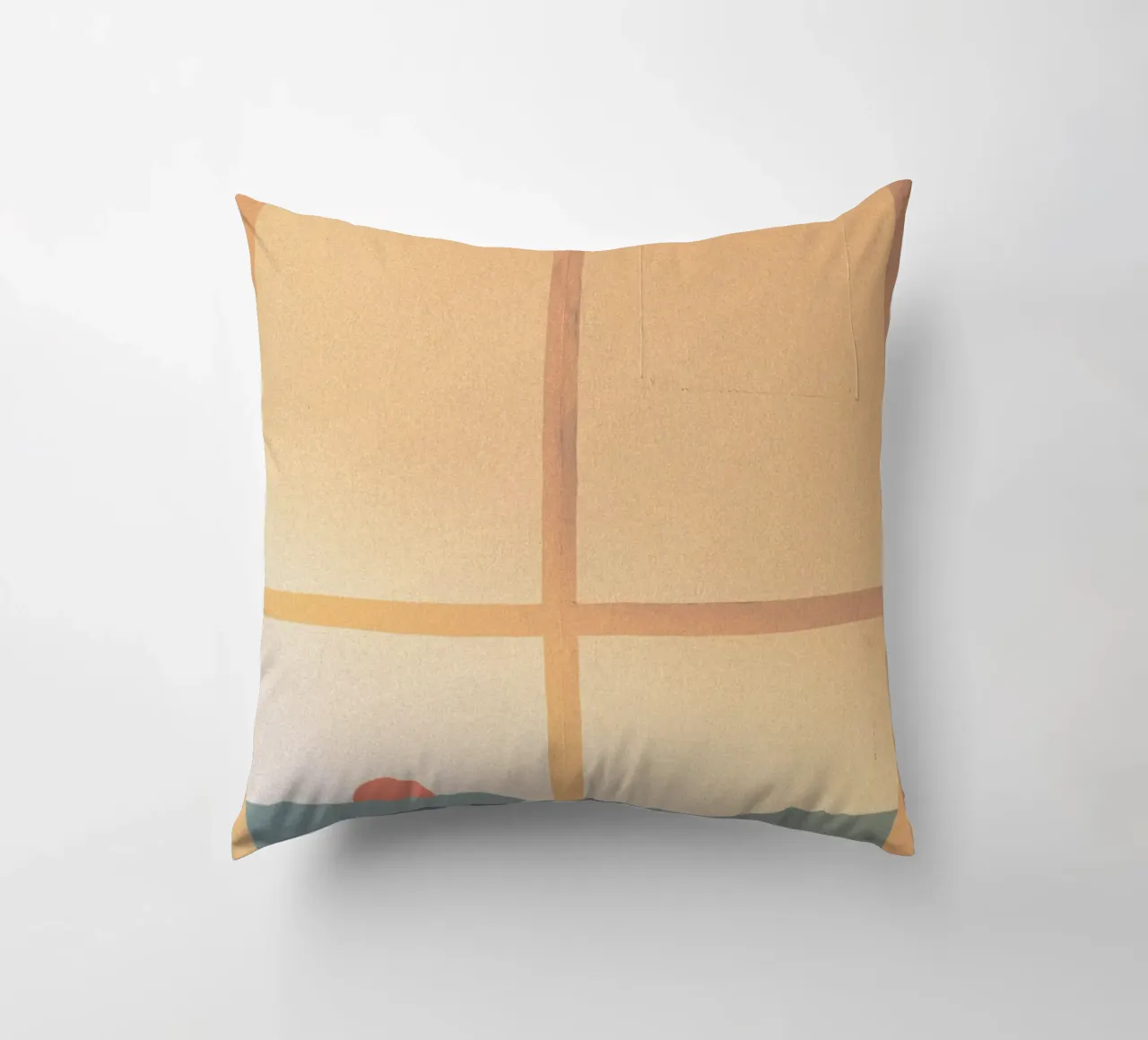 sunset horizon square cuscino da Histrol