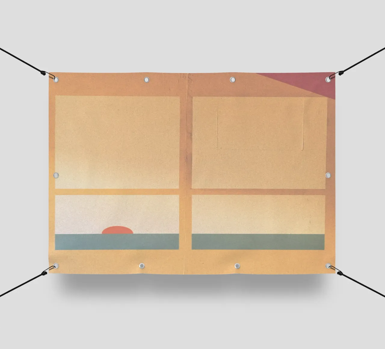 sunset horizon square telo in pvc da Histrol