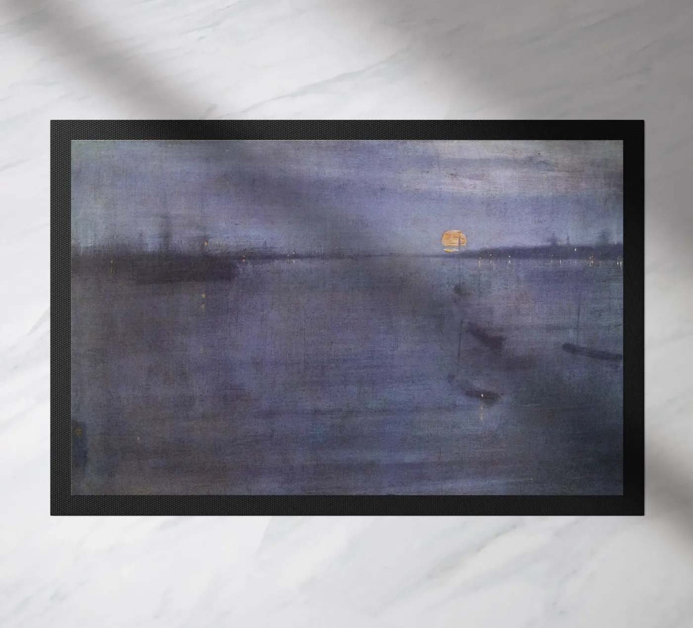 reflection nocturne doormat by prindy