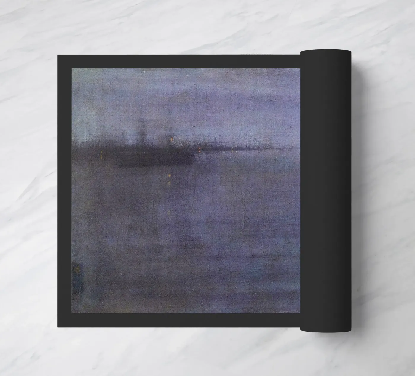 reflection nocturne doormat by prindy