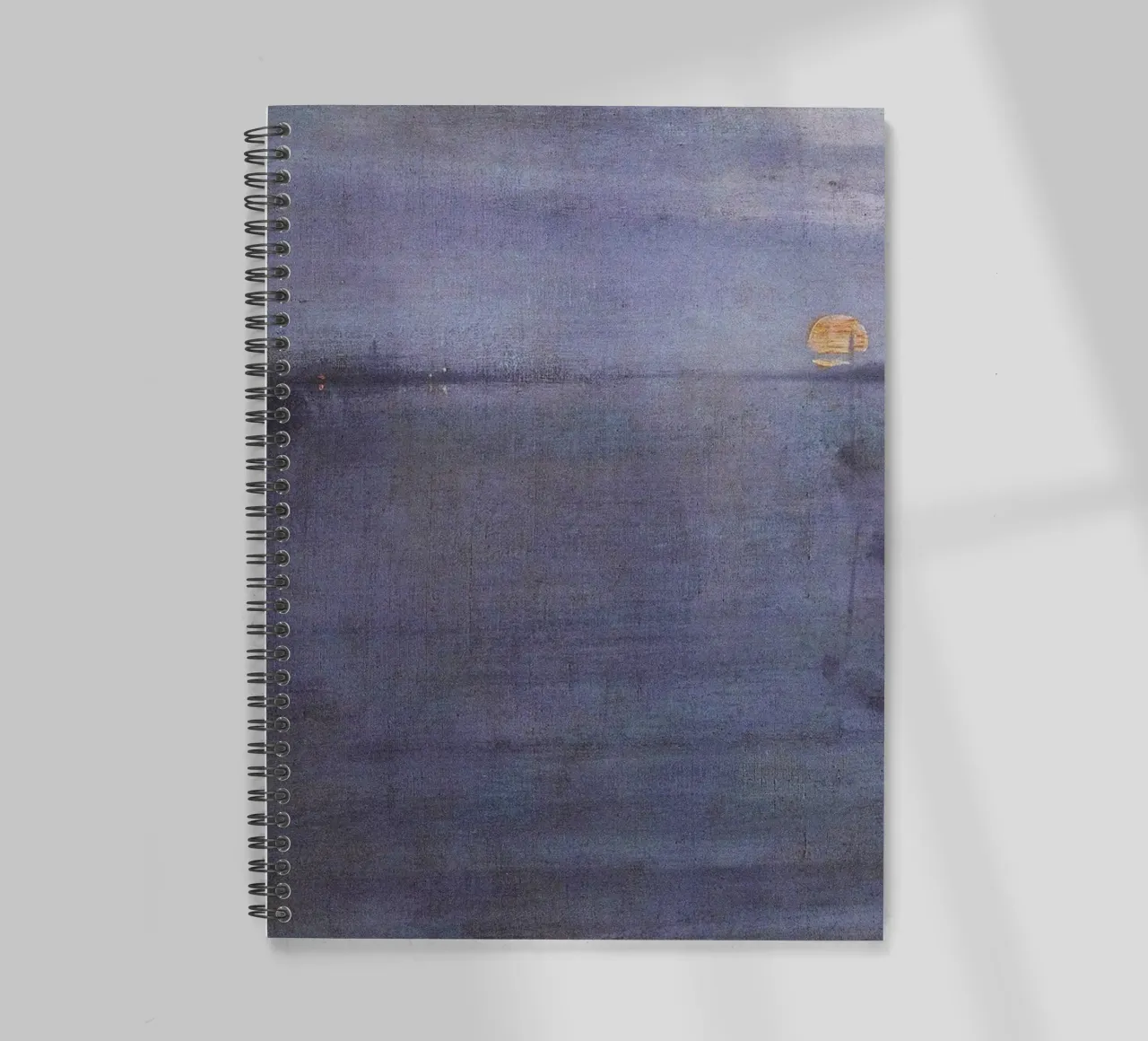 reflection nocturne spiral notebook by prindy