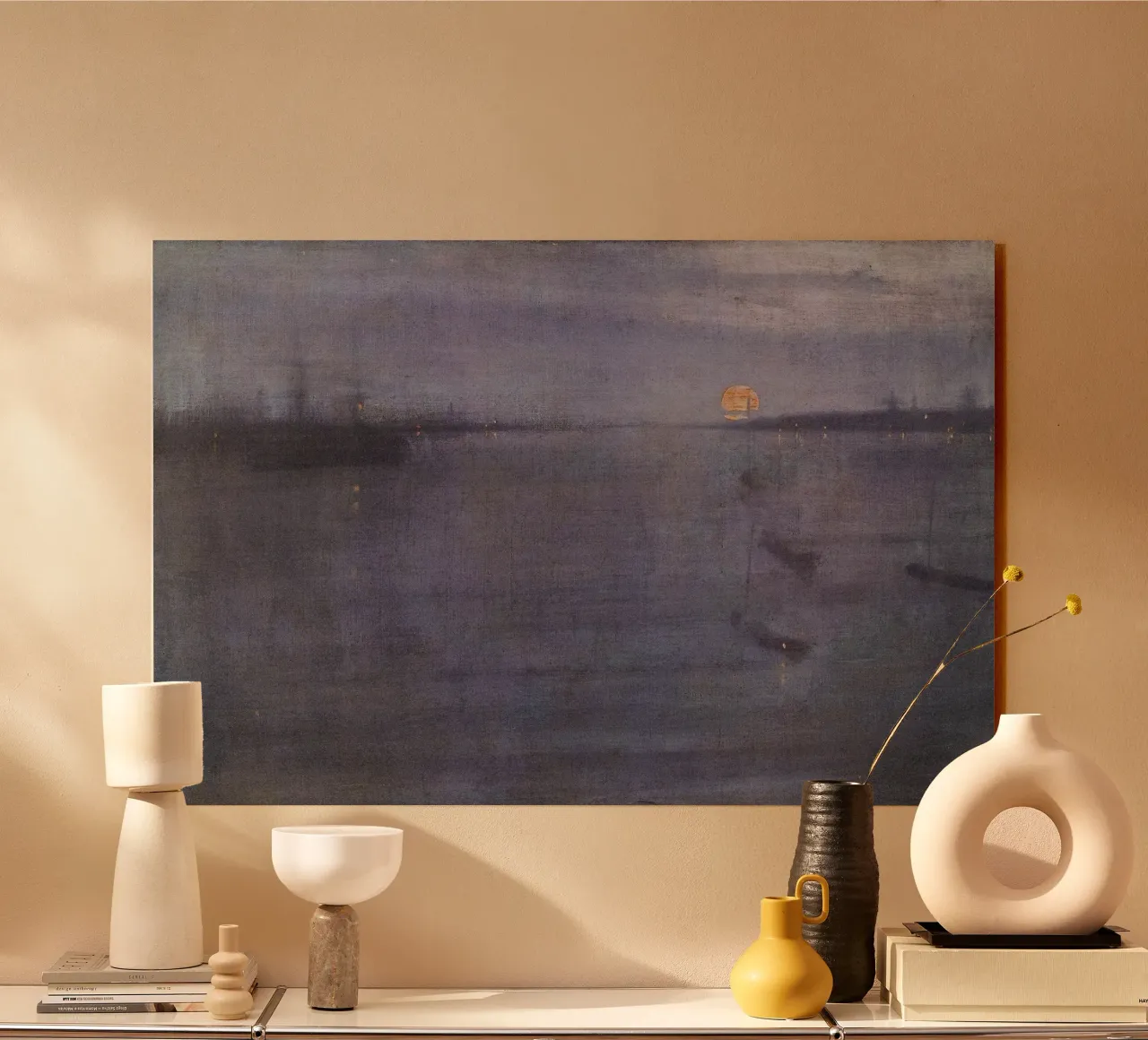 reflection nocturne acryl van prindy