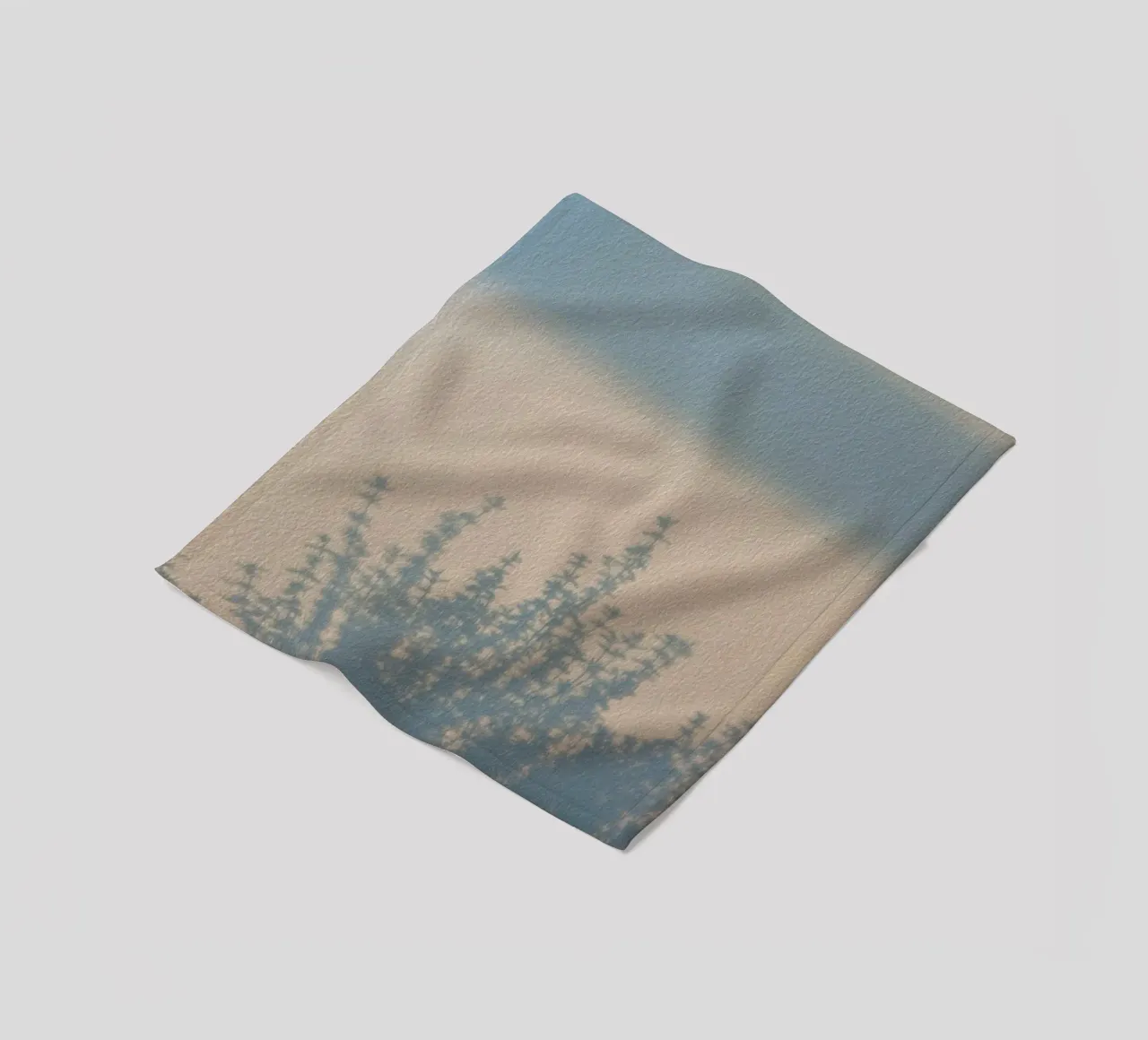 silhouette botanical coperta in pile da Histrol
