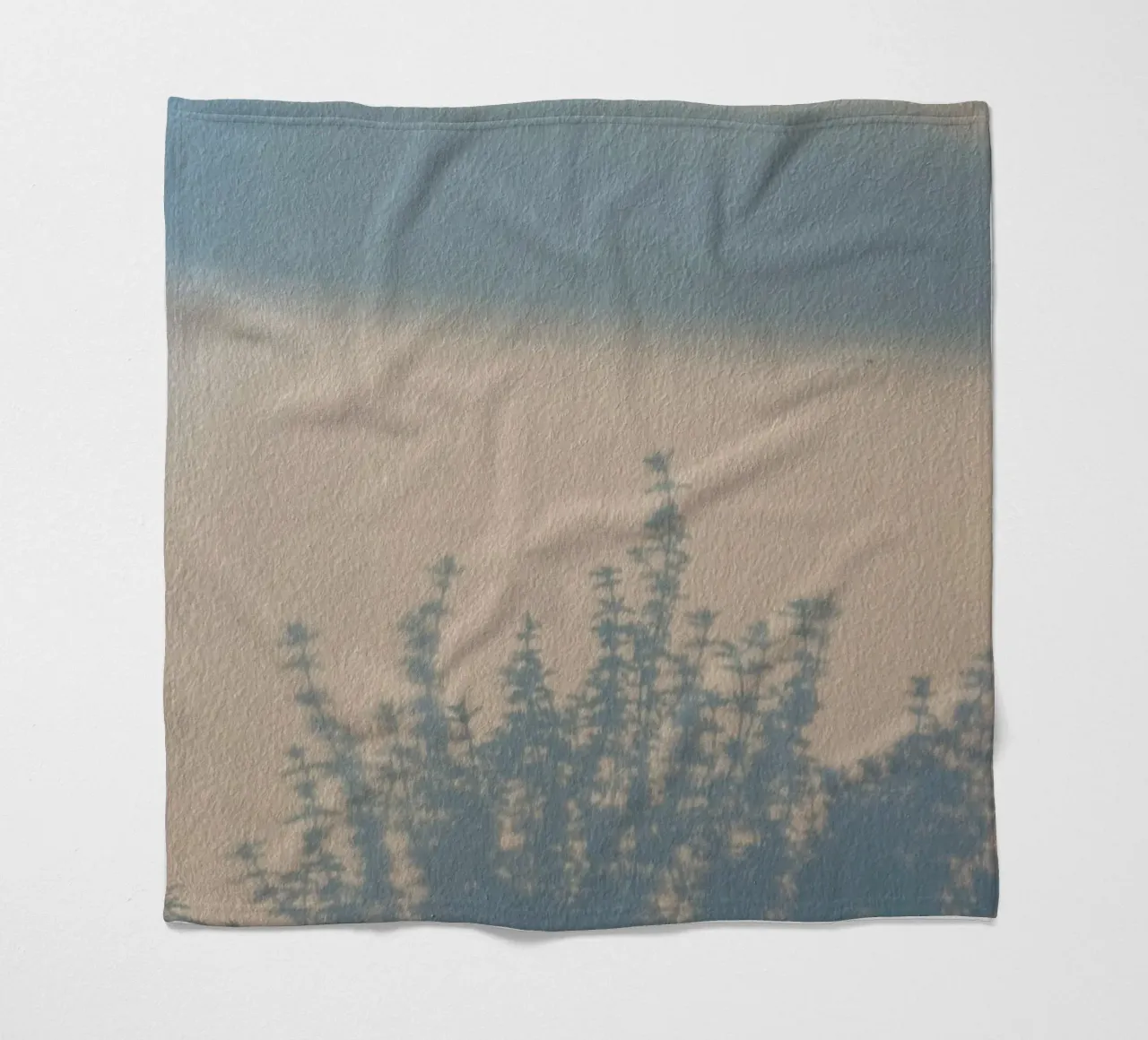 silhouette botanical coperta in pile da Histrol
