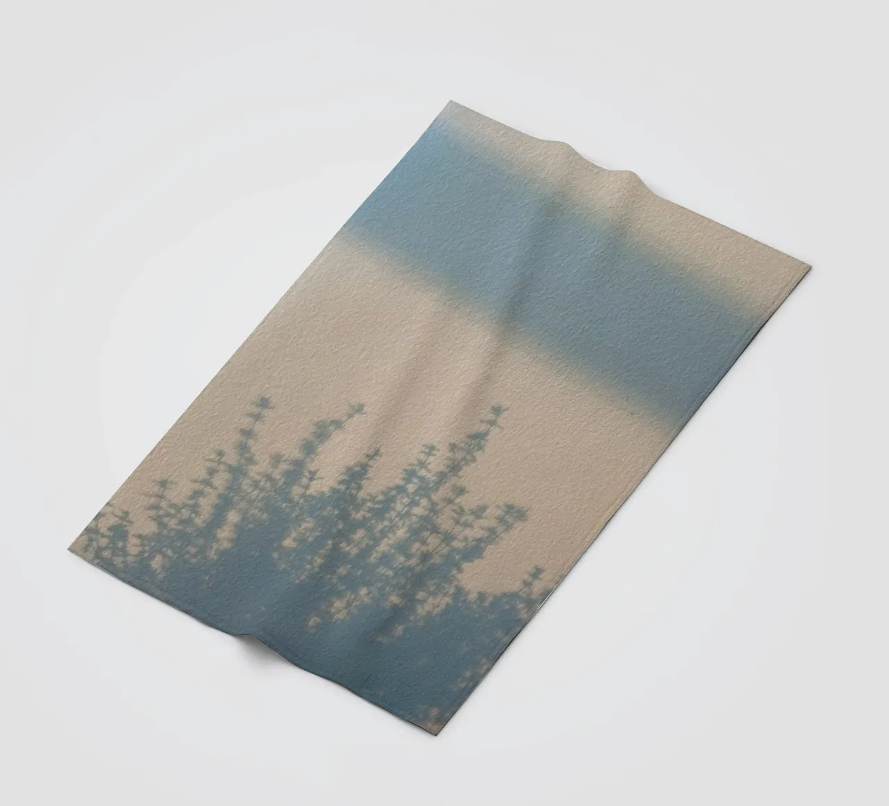silhouette botanical coperta in pile da Histrol