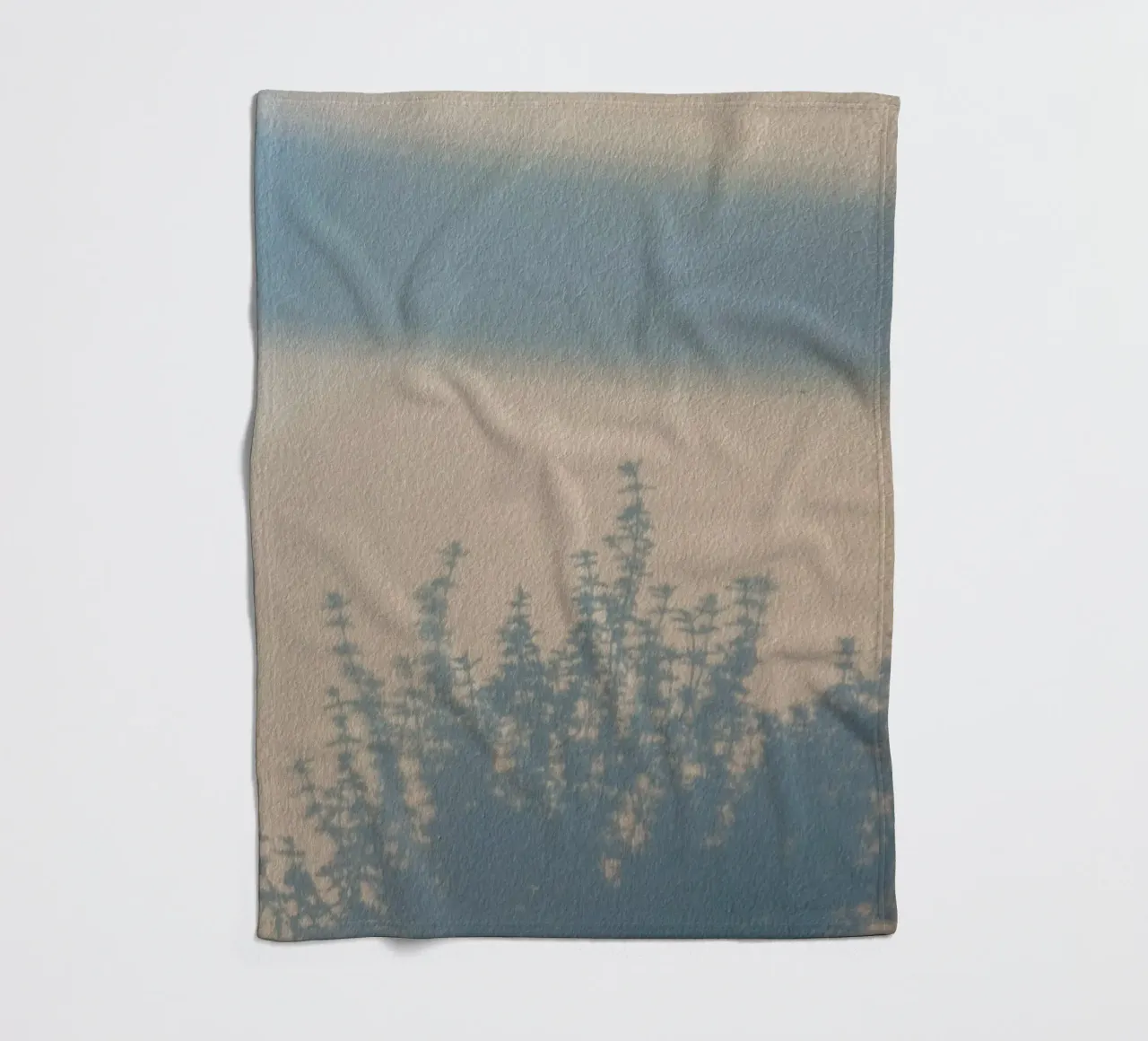 silhouette botanical coperta in pile da Histrol