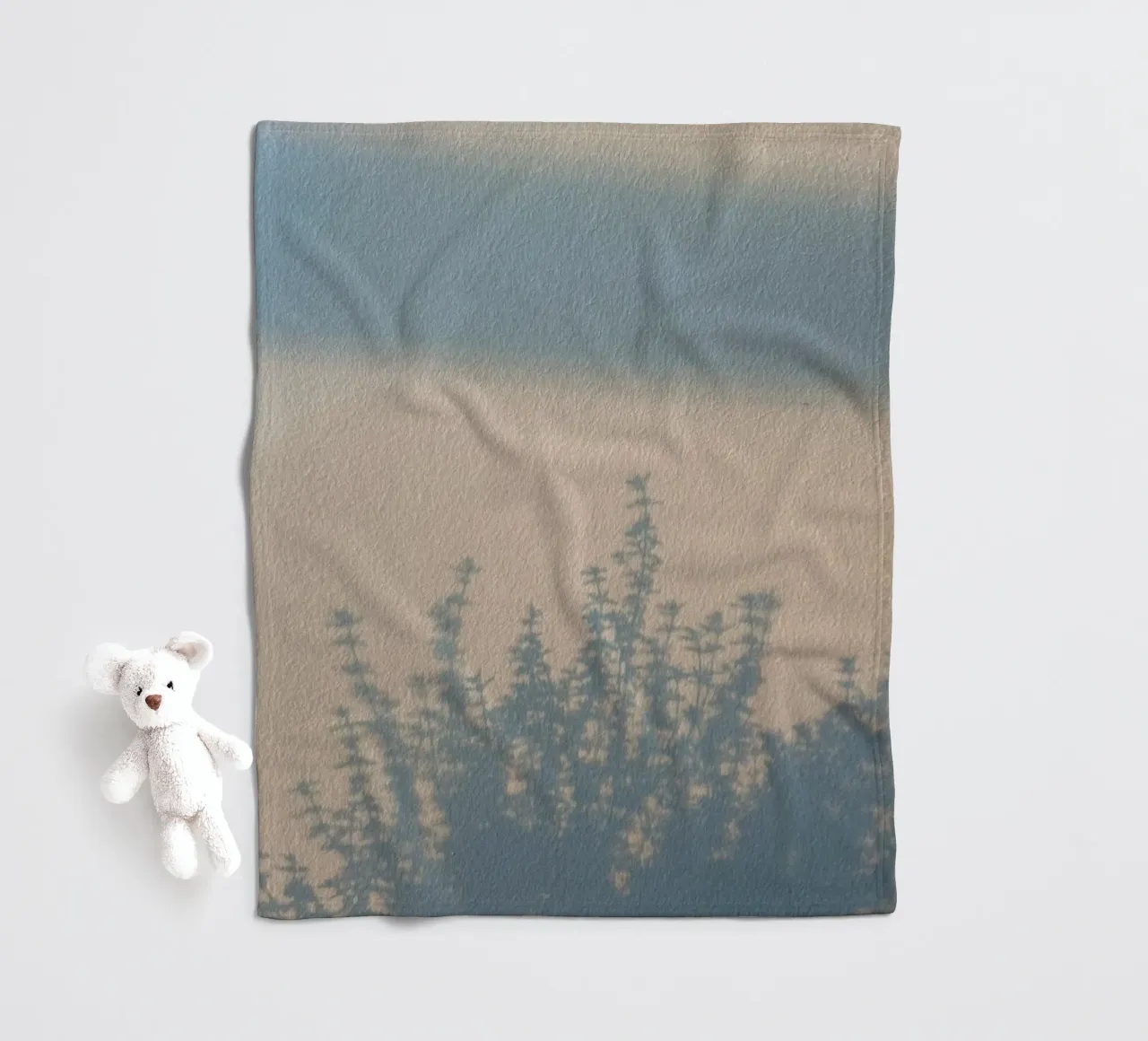 silhouette botanical coperta in pile da Histrol