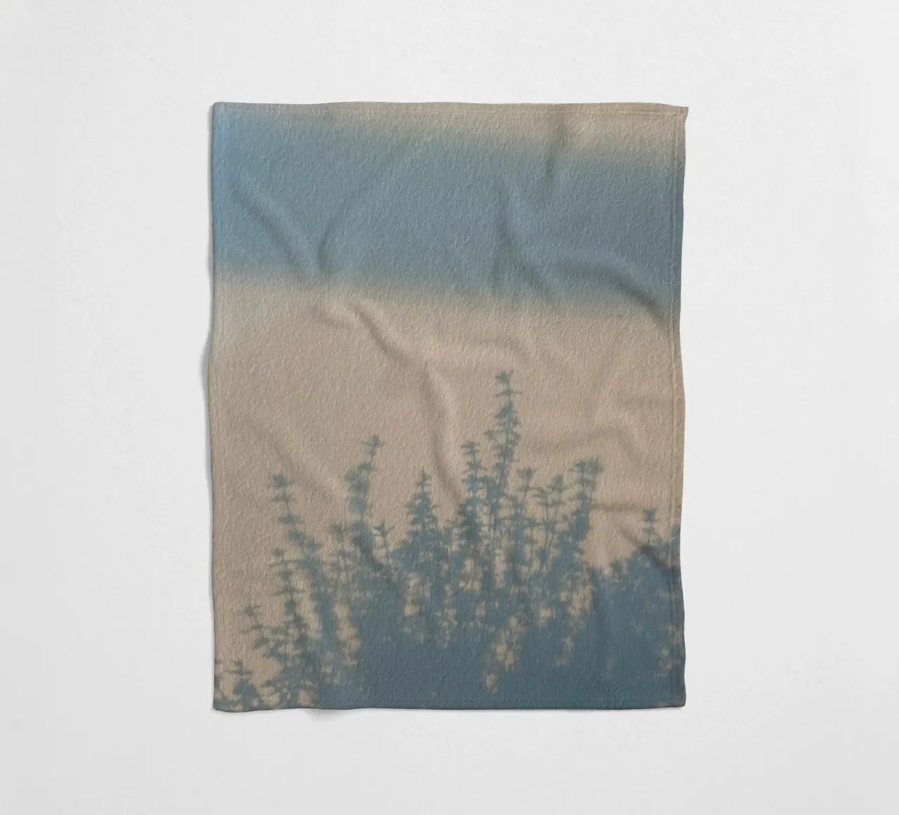silhouette botanical coperta in pile da Histrol
