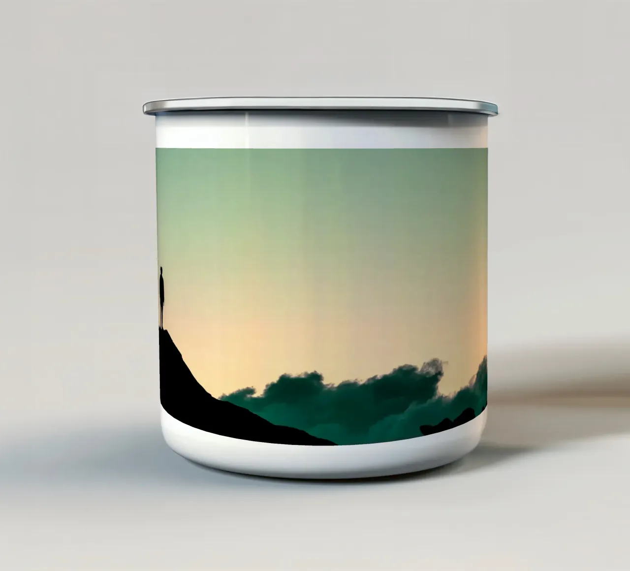 peaceful twilight tazza in smalto da prindy