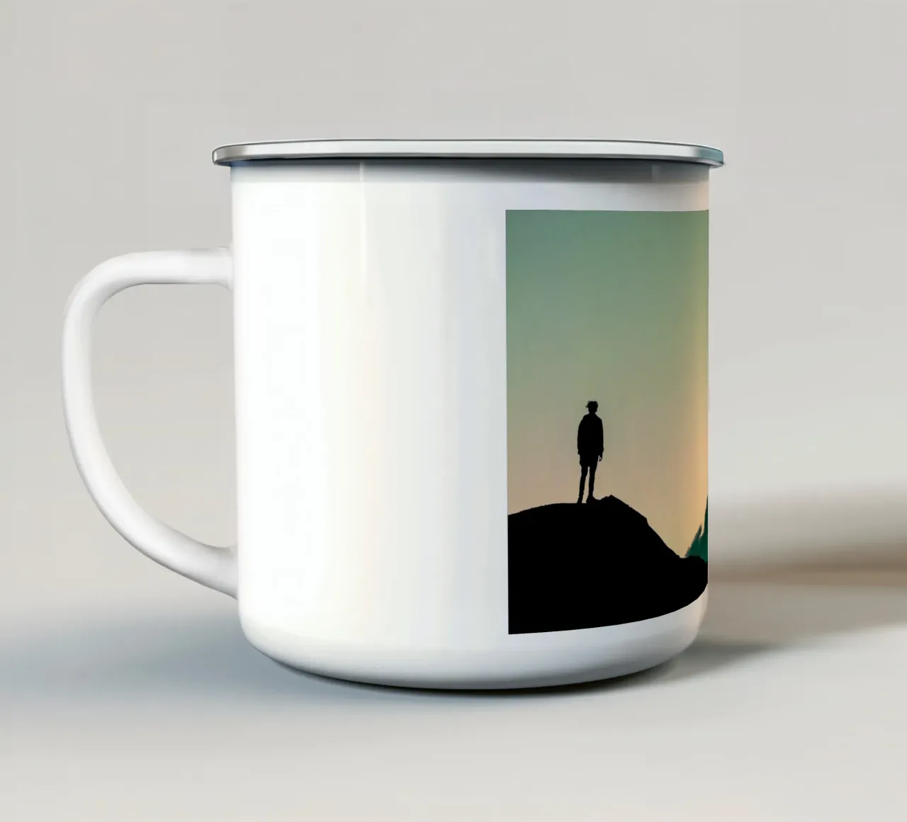 peaceful twilight tazza in smalto da prindy