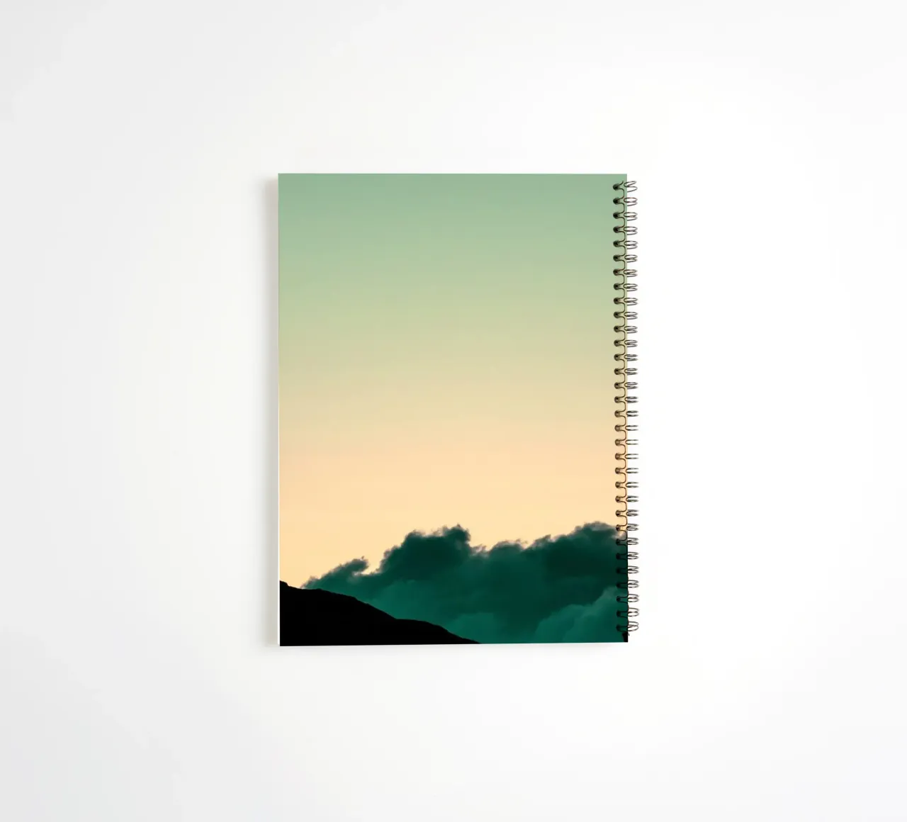 peaceful twilight spiral notebook by prindy