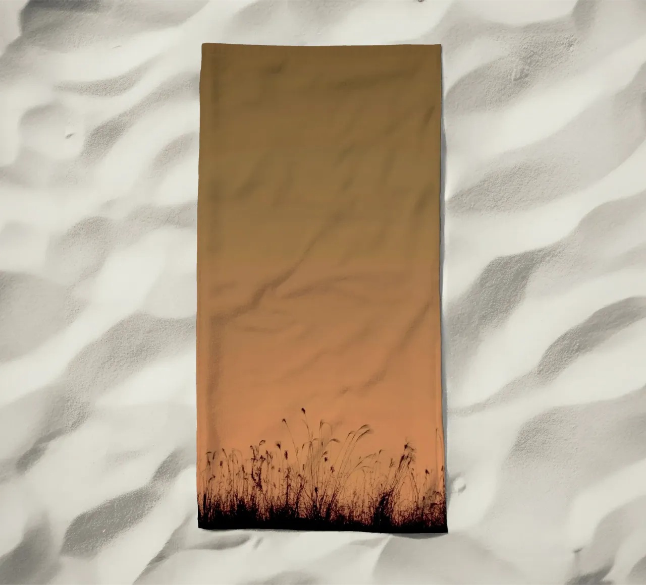twilight meadow wildflowers beach towel by Histrol