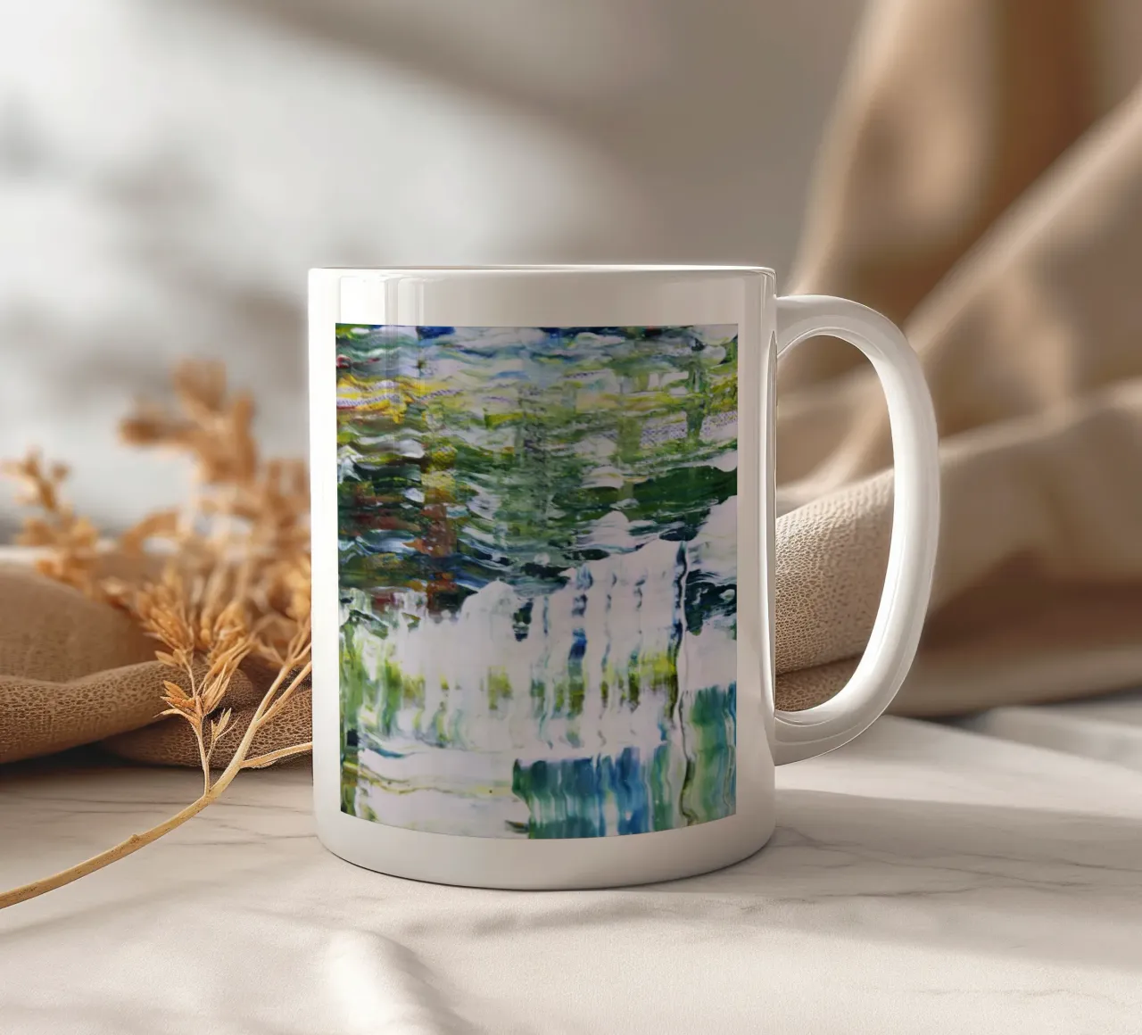 waterfall trees tazza in ceramica da Histrol