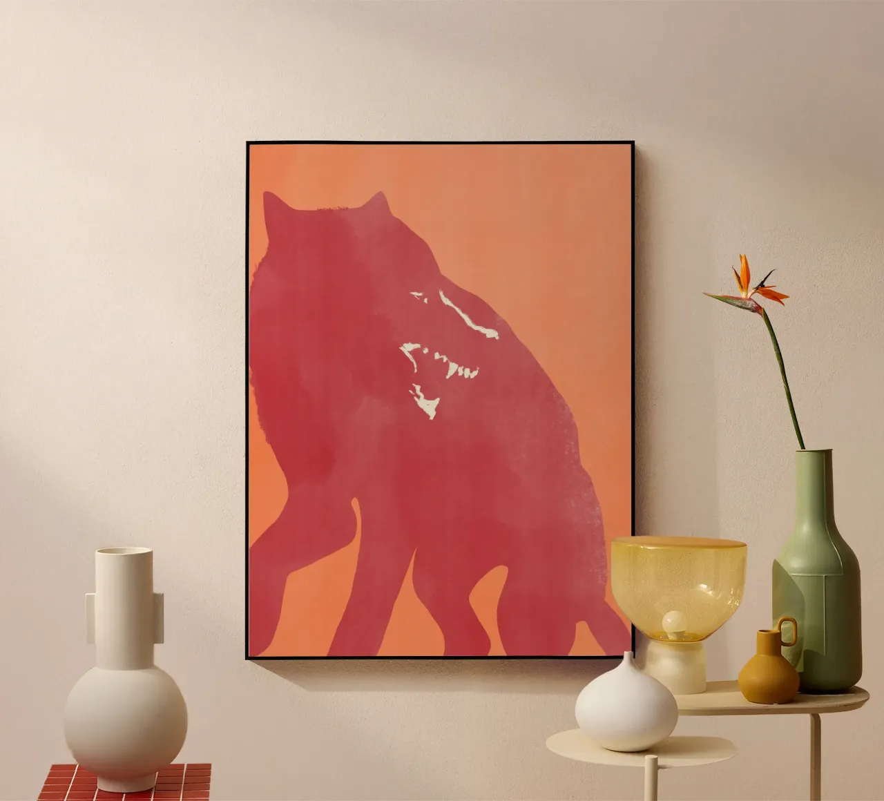 Rabbia plexiglass da Little Dean