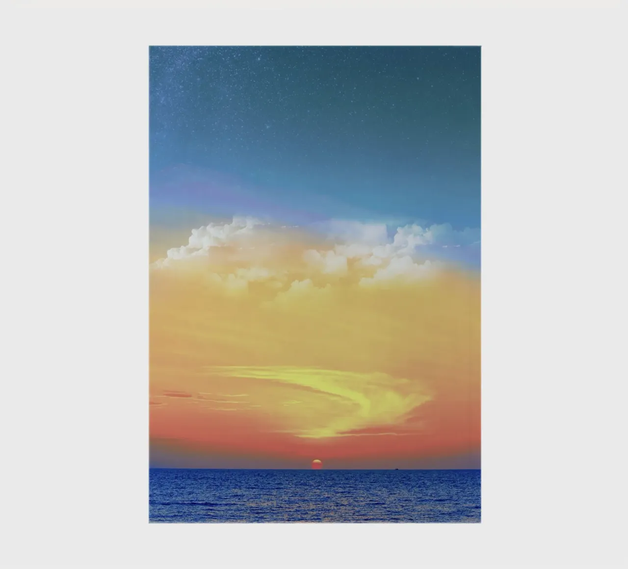 horizon sun evening notebook by twillight