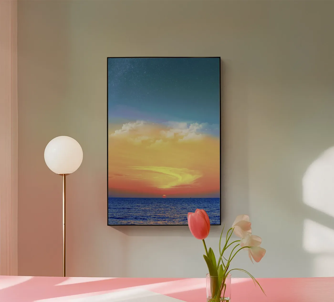 horizon sun evening plexiglass da twillight