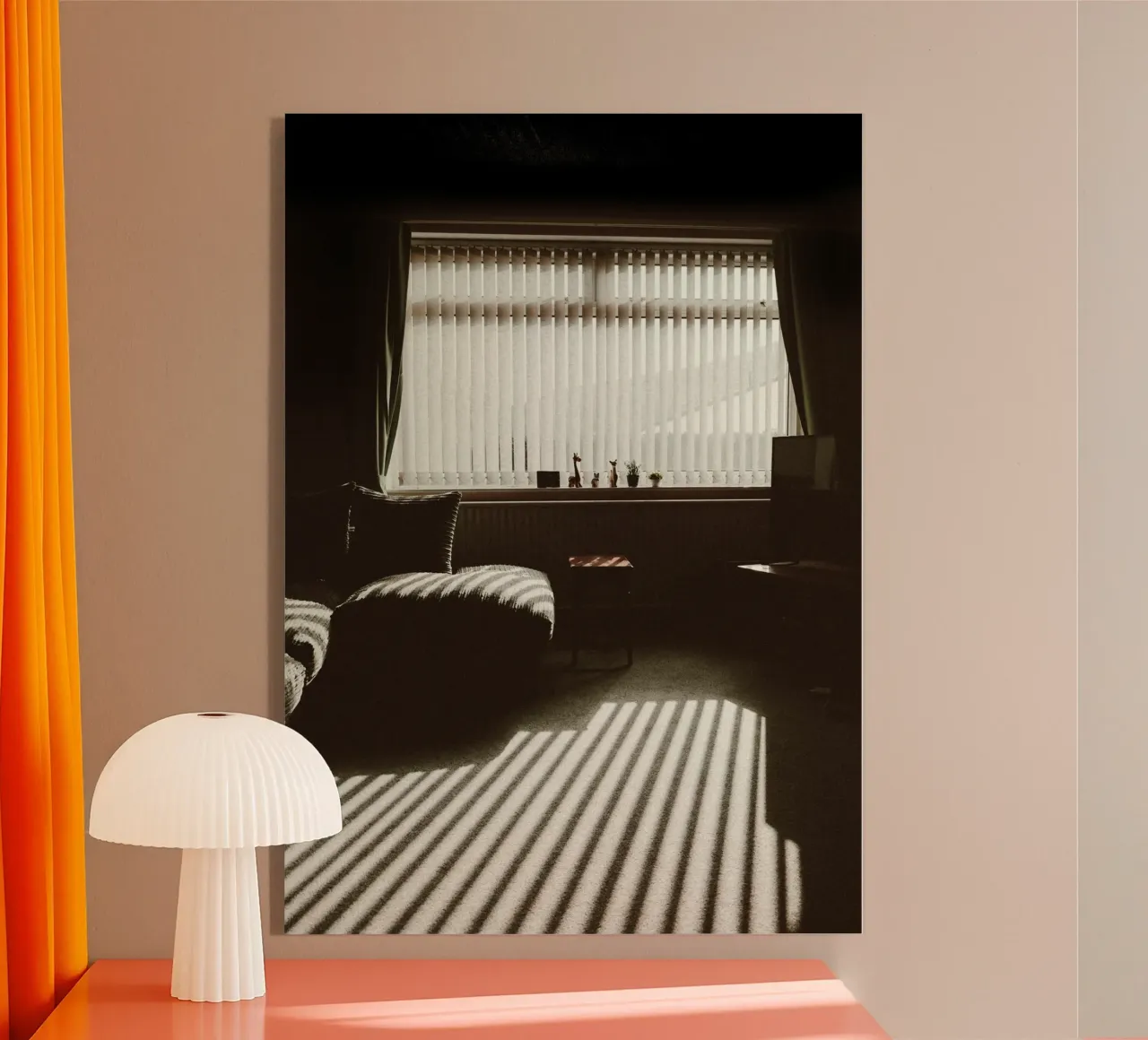 iving room couch plexiglass da twillight