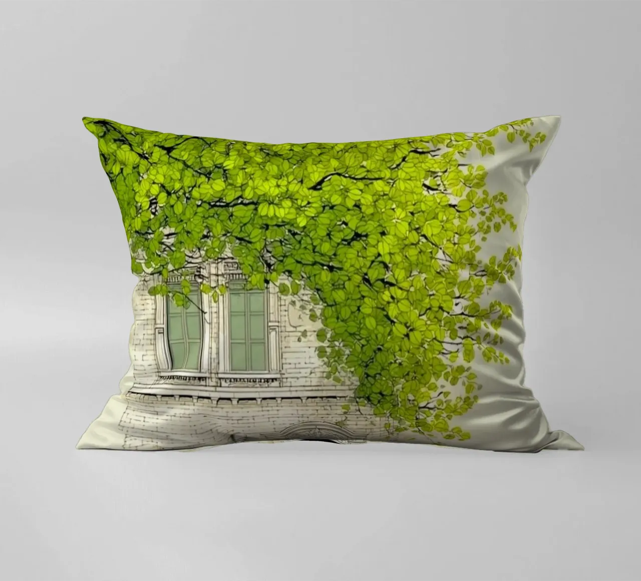 sidewalk person decorative cushion by Histrol
