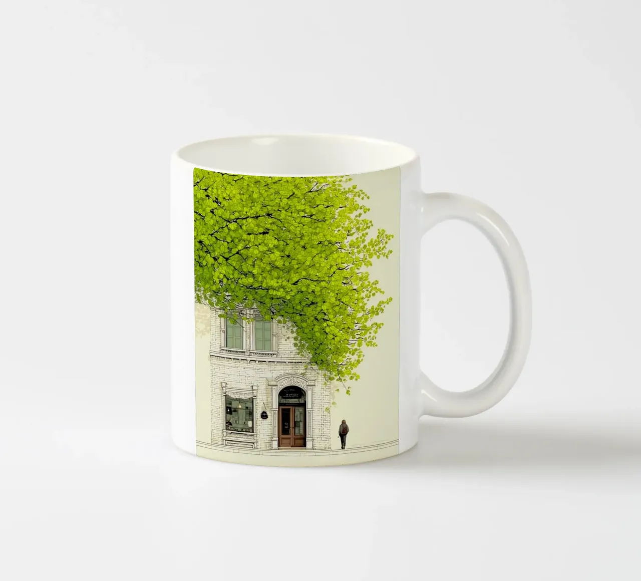 sidewalk person tazza in ceramica da Histrol