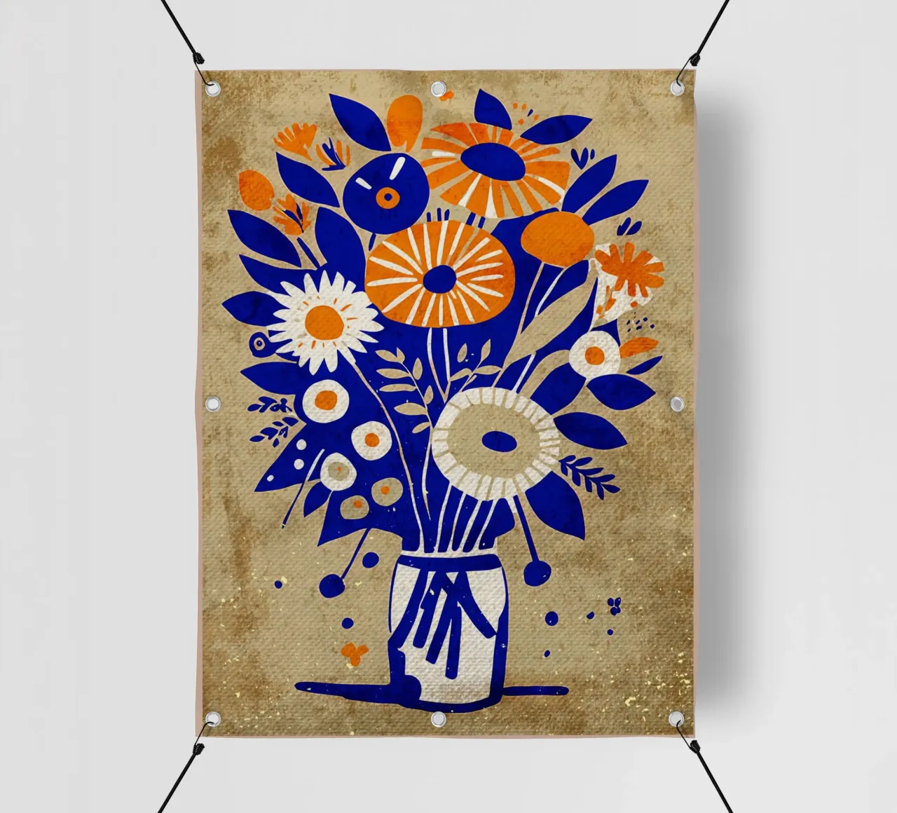 Bouquet di fiori Evelyn telo in pvc da Modern Geometry