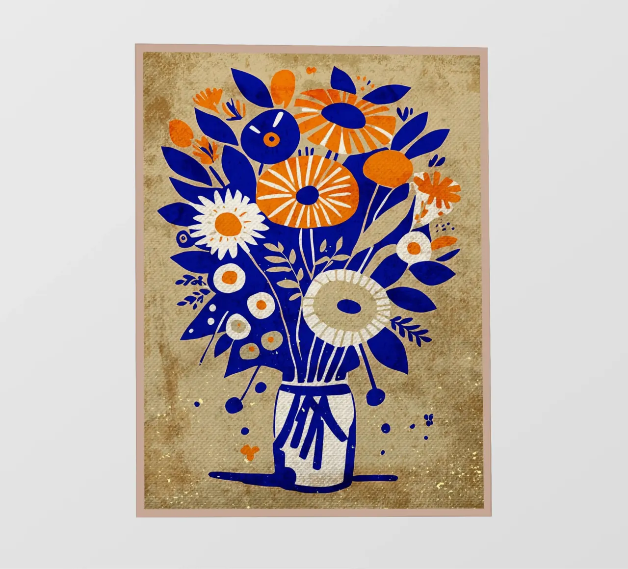 Bouquet di fiori Evelyn telo in pvc da Modern Geometry