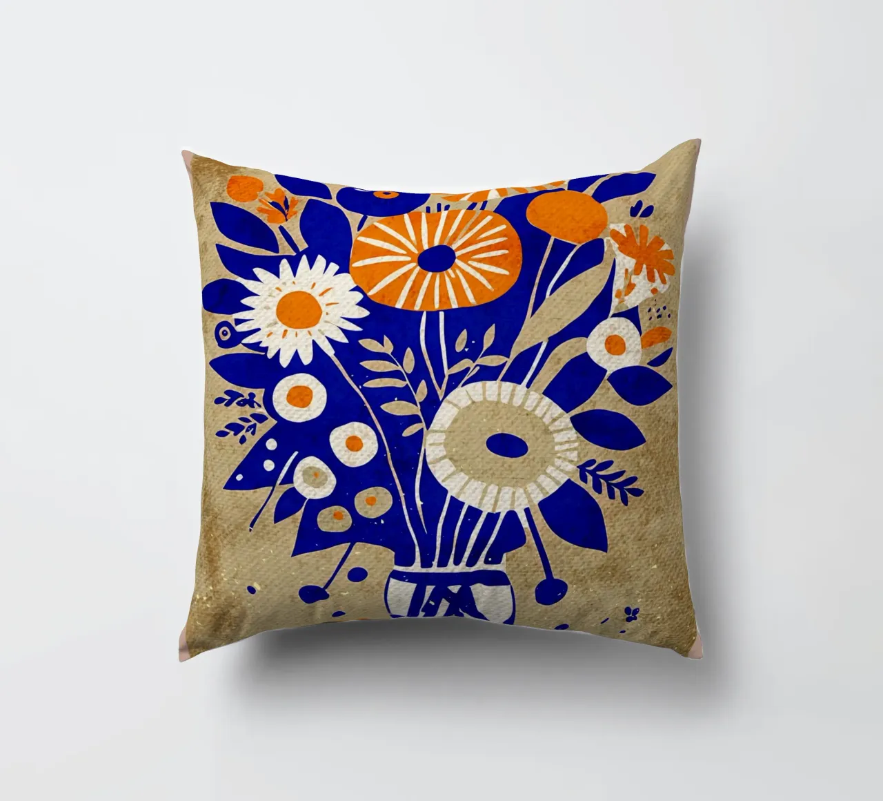 Bouquet di fiori Evelyn cuscino da Modern Geometry