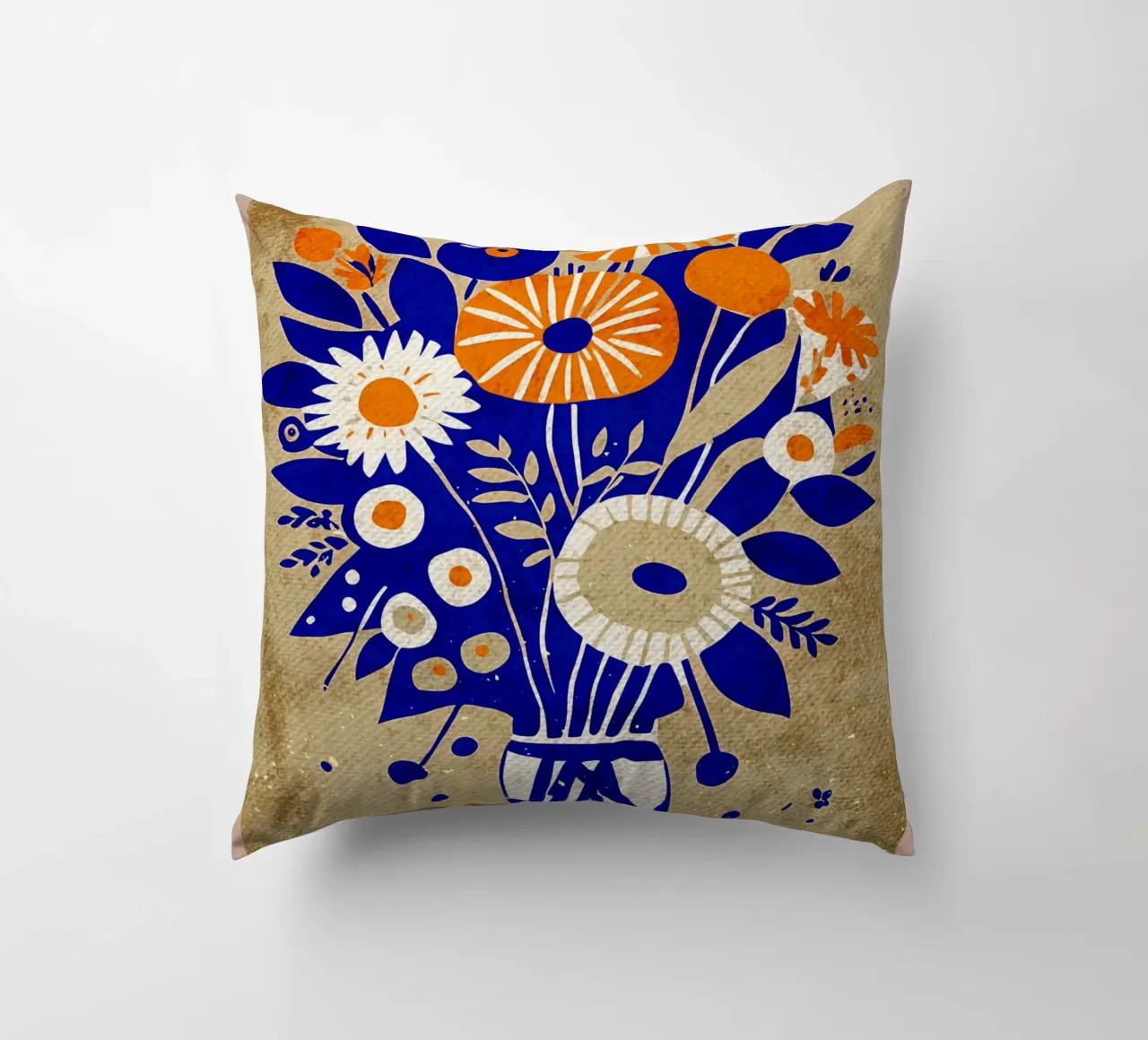 Bouquet di fiori Evelyn cuscino da Modern Geometry