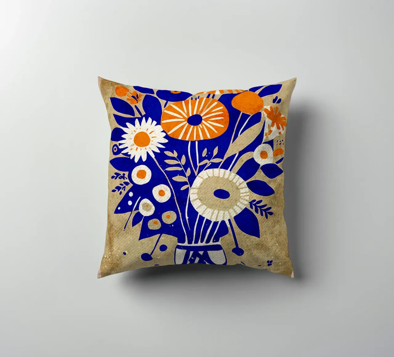 Bouquet di fiori Evelyn cuscino da Modern Geometry