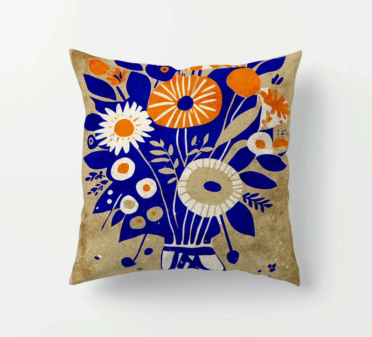 Bouquet di fiori Evelyn cuscino da Modern Geometry
