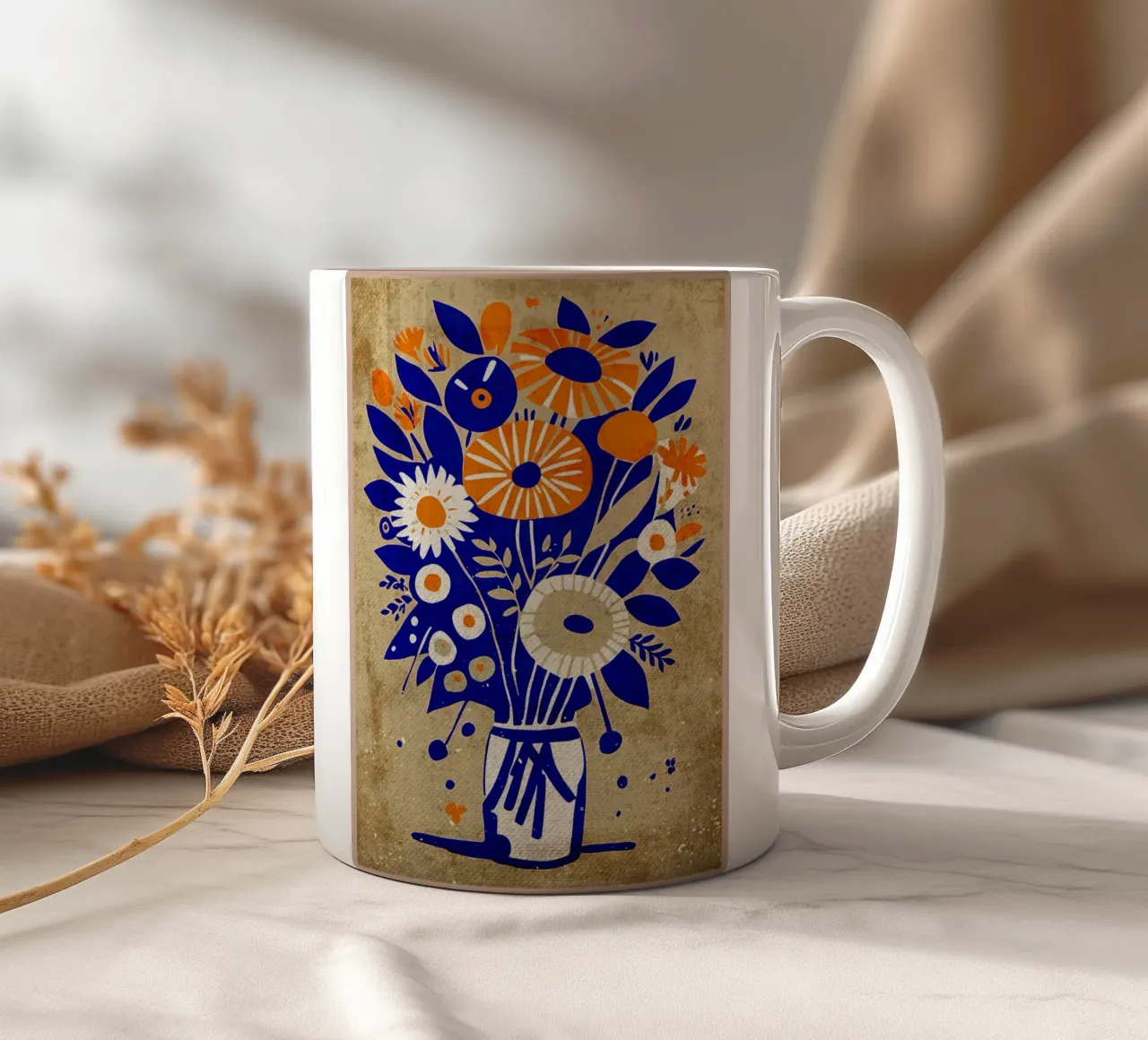 Bouquet di fiori Evelyn tazza in ceramica da Modern Geometry