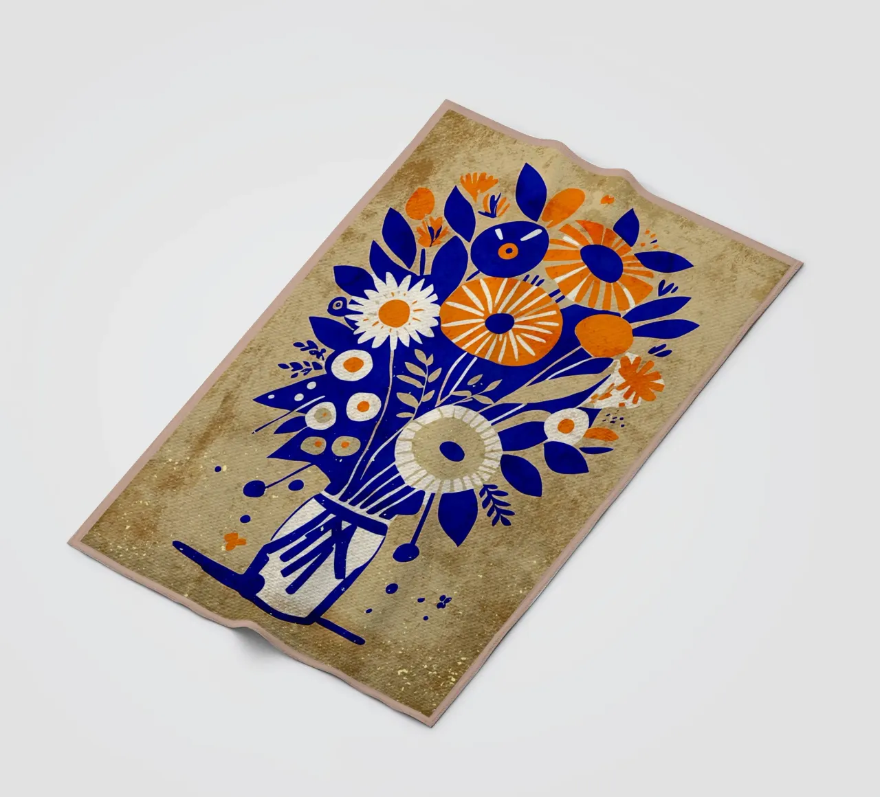 Bouquet di fiori Evelyn coperta in pile da Modern Geometry