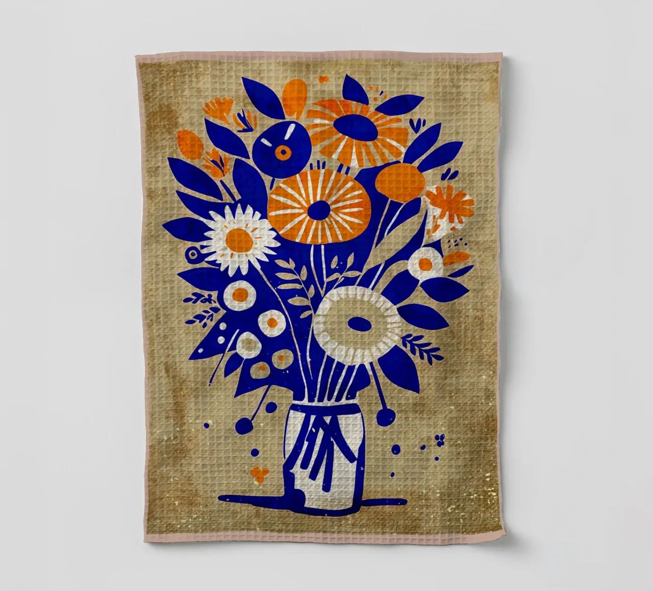 Bouquet di fiori Evelyn canovaccio da cucina da Modern Geometry