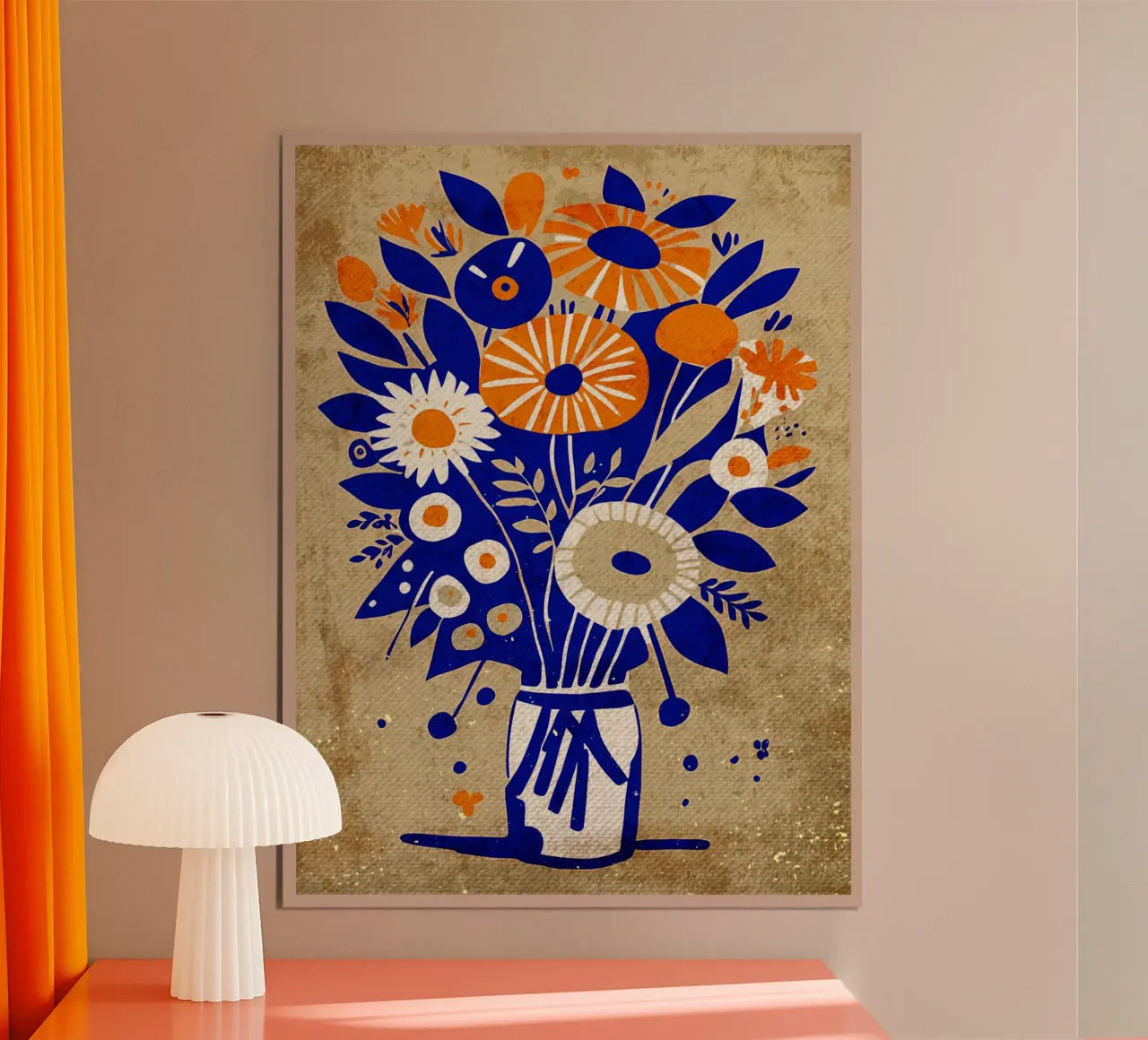 Bouquet di fiori Evelyn carta hahnemühle da Modern Geometry
