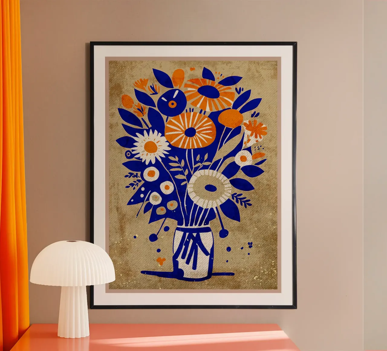 Bouquet di fiori Evelyn carta hahnemühle da Modern Geometry