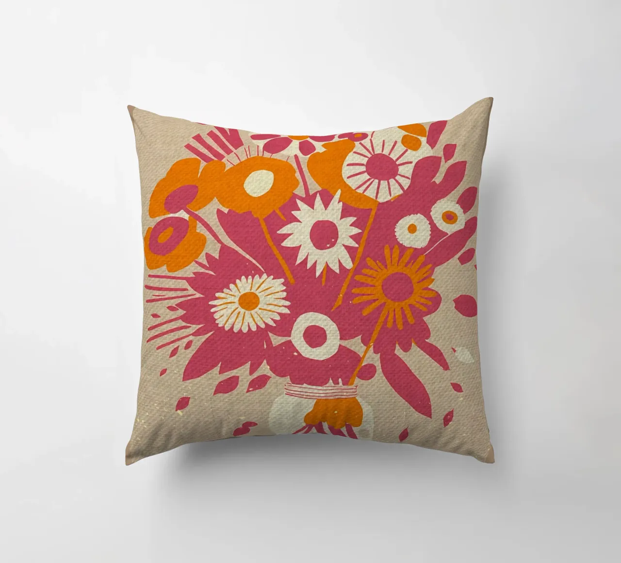 Luna Bouquet di fiori cuscino da Modern Geometry