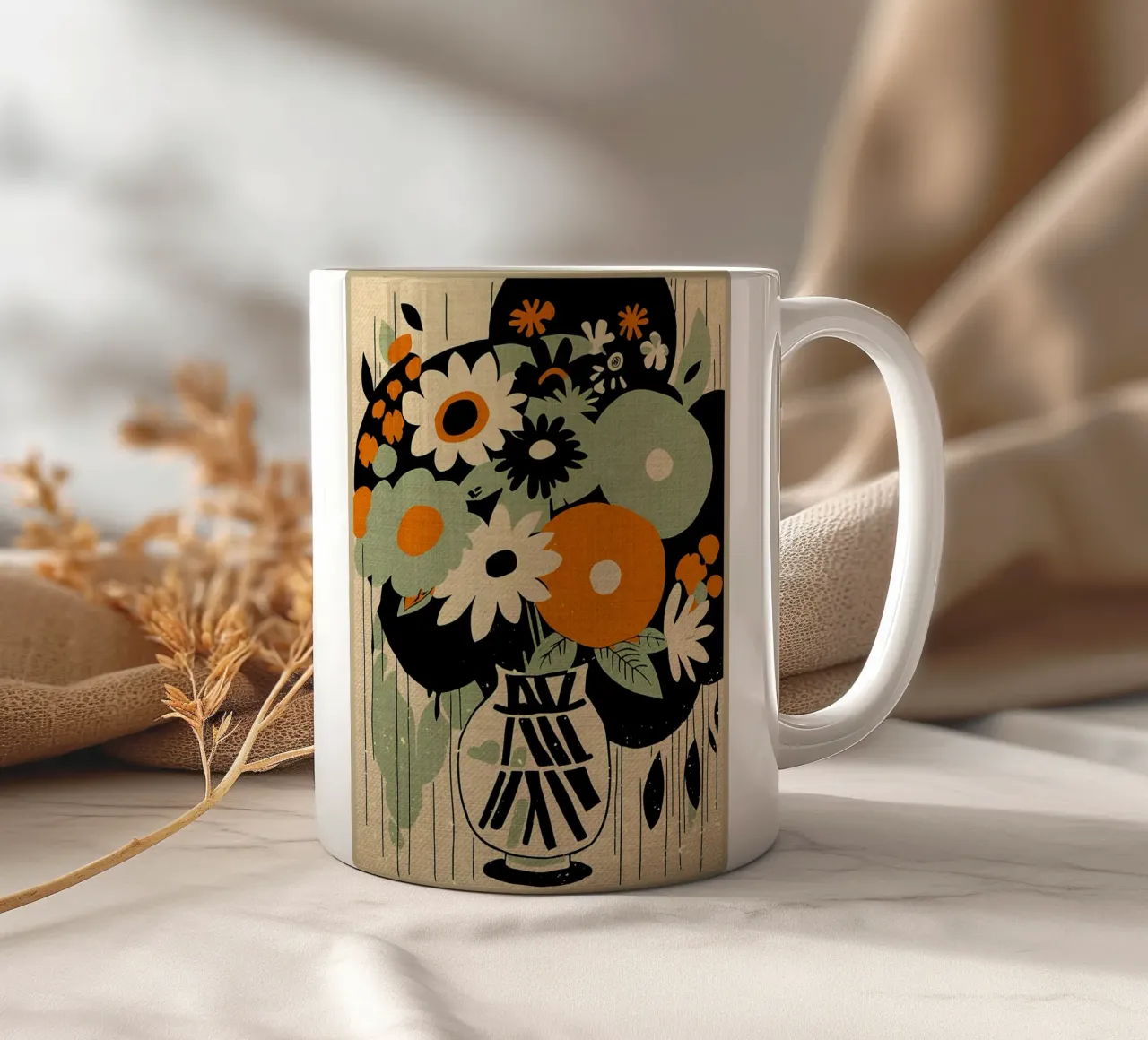 Bouquet di fiori Mia tazza in ceramica da Modern Geometry