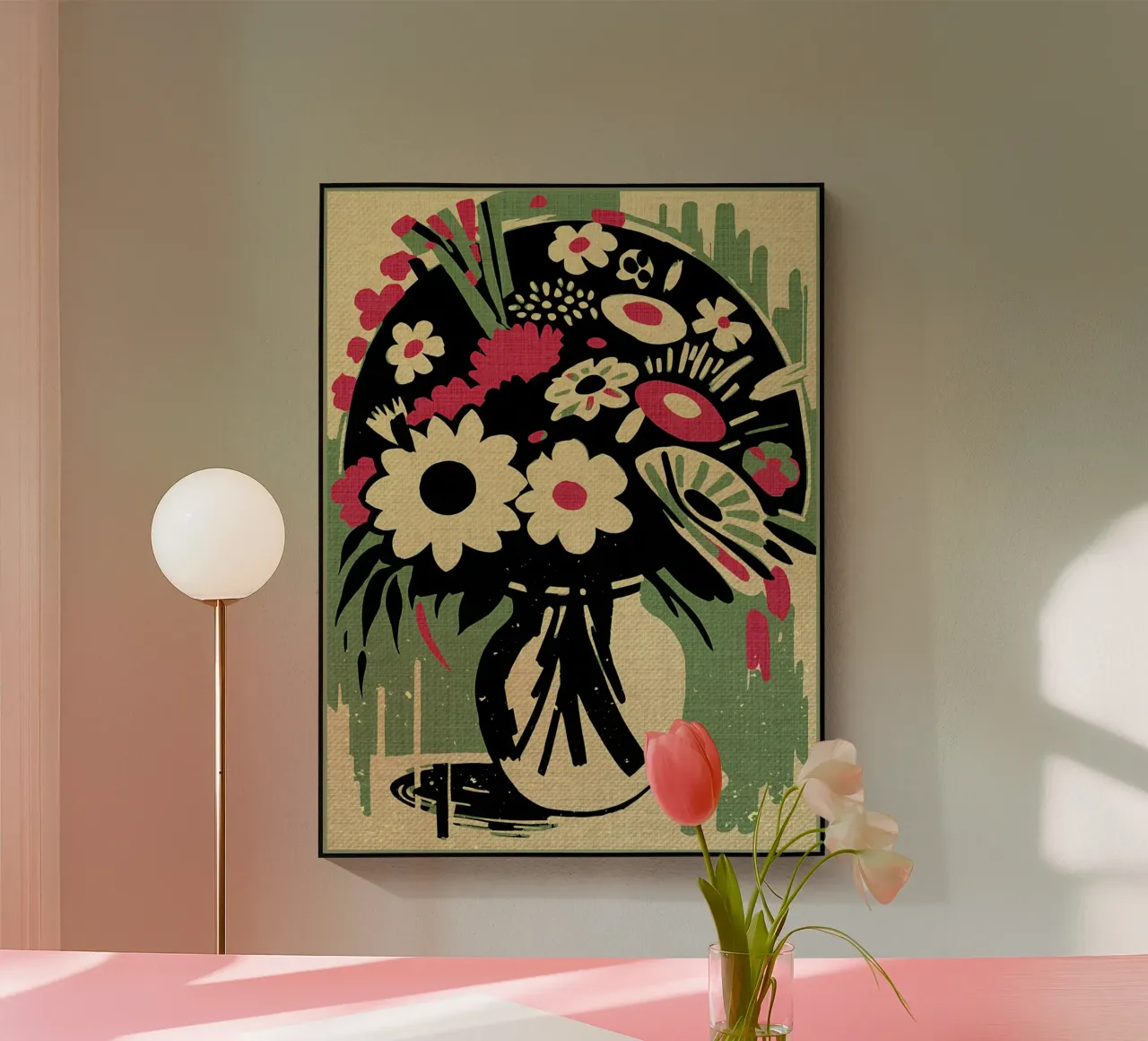 Bouquet di fiori Sophia plexiglass da Modern Geometry