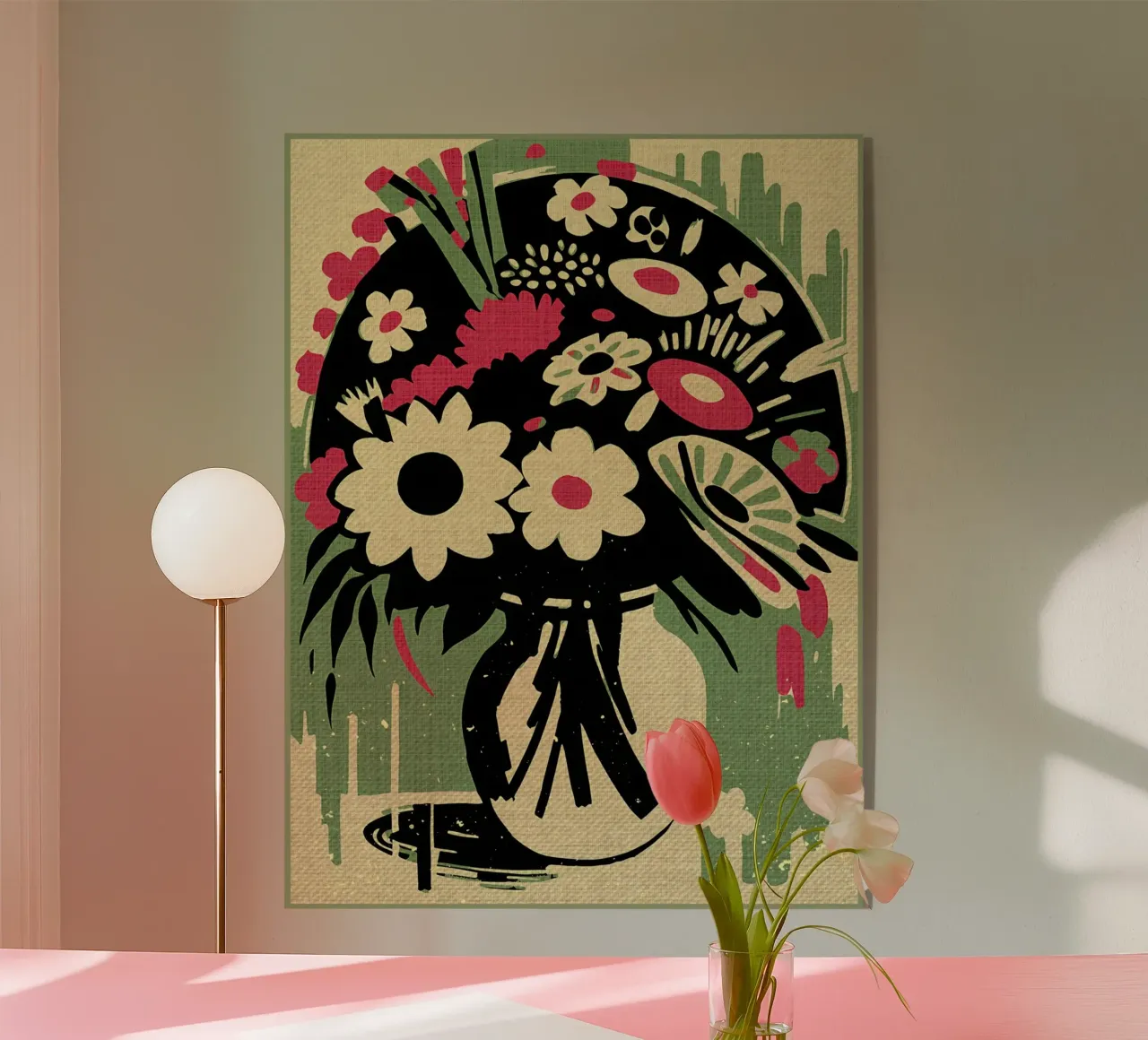 Bouquet di fiori Sophia plexiglass da Modern Geometry